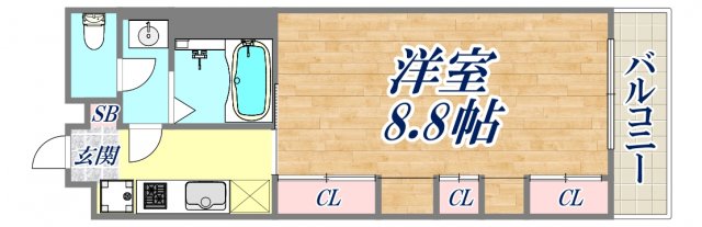 リブリ・シーサイドコート芦屋の間取り