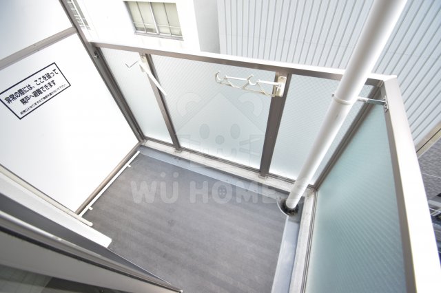 バルコニー　落ち着いた時間を過ごせるバルコニーです