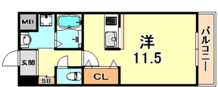 リブェール天城の間取り