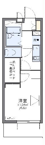 レオパレスＫＡＺＵIIIの間取り