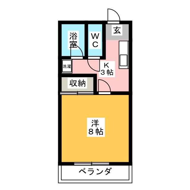 マンションサレーヌの間取り