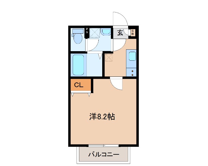 ネオステージ萩野町の間取り