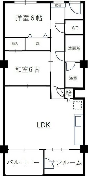 南山アビタシオンの間取り