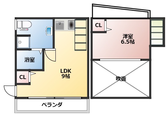 【ＰＳＲ矢作町の間取り】