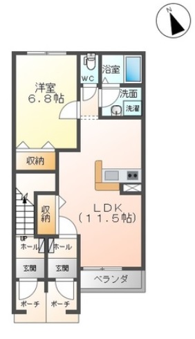 コナモーレの間取り