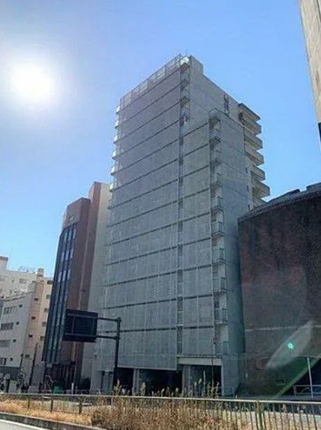 【港区麻布台のマンションの建物外観】