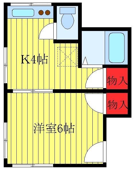 ハイツすみれの間取り