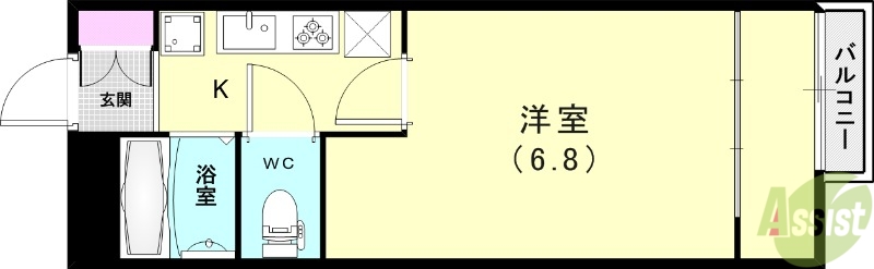 レジデンス上沢の間取り