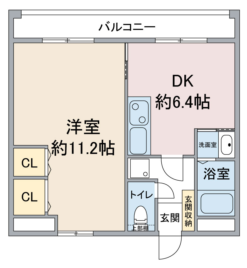 名東コーポ高針の間取り