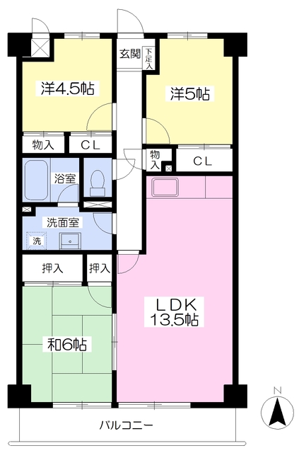 ベルドミールの間取り