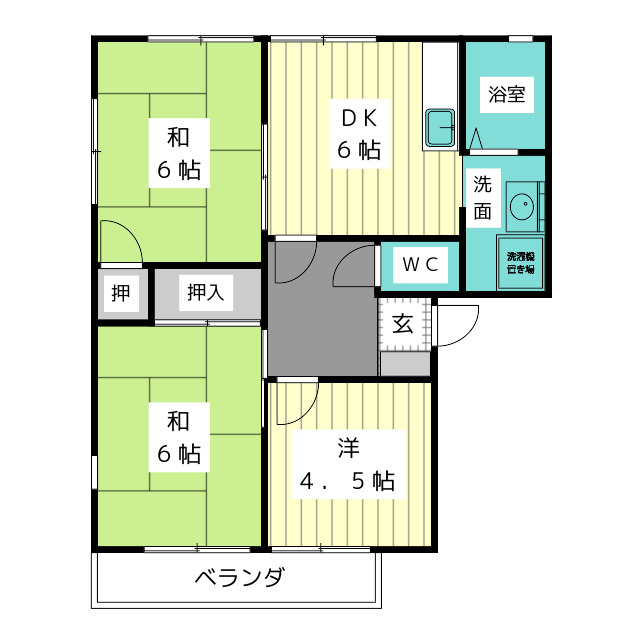 滝川ハウスの間取り