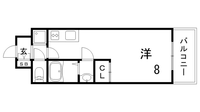 【アスヴェル兵庫駅前の間取り】