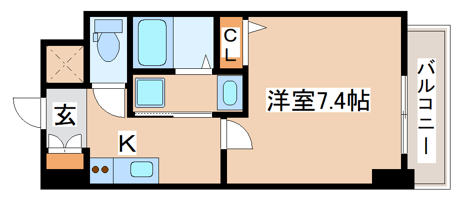 メインステージ須磨の間取り