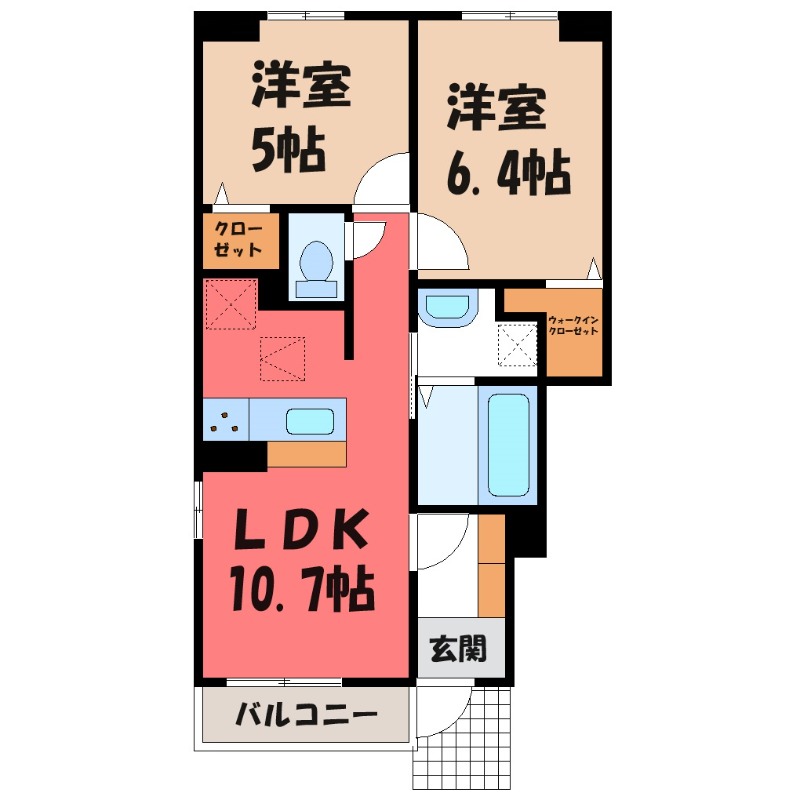 【ハナミズキ Aの間取り】