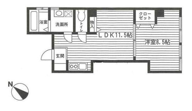 サザンビルの間取り