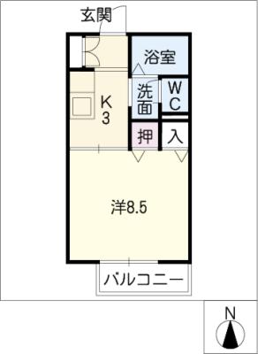 メゾンドール　１の間取り