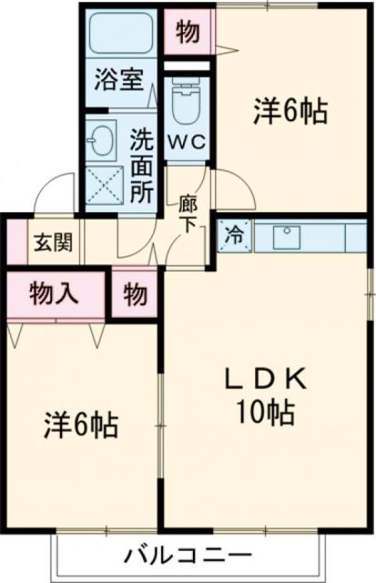 グランデュオ伊豆長岡Ｂの間取り