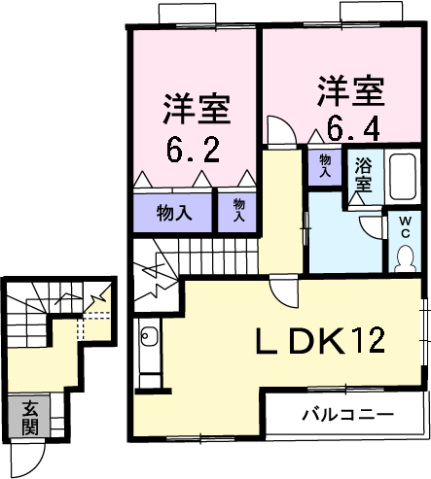 ネオ・パラッツオＢの間取り