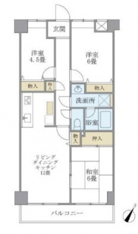 KDXレジデンス田園調布の間取り