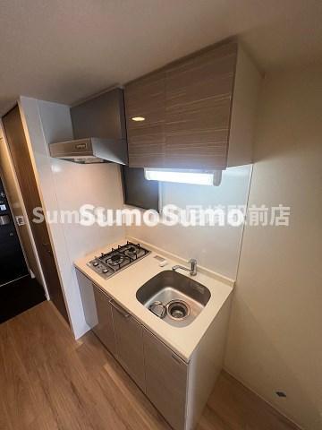 キッチン　コンパクトなキッチンで掃除もラクラク