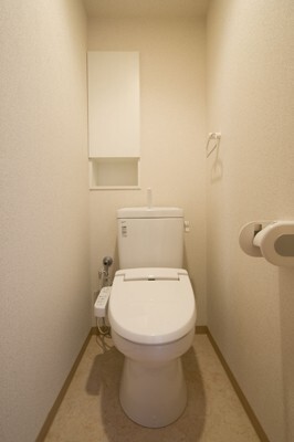 トイレ　ゆったりとした空間のトイレです