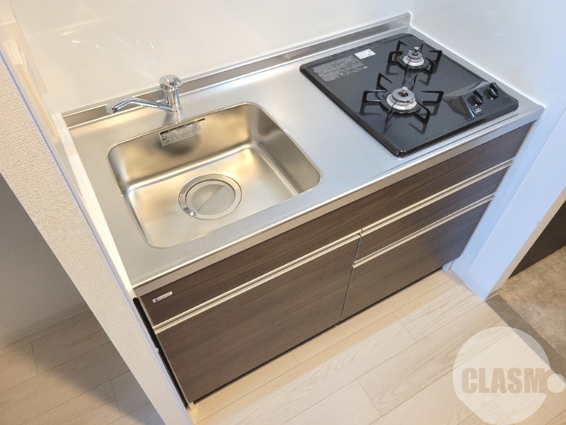 キッチン　２口コンロのシステムキッチン♪