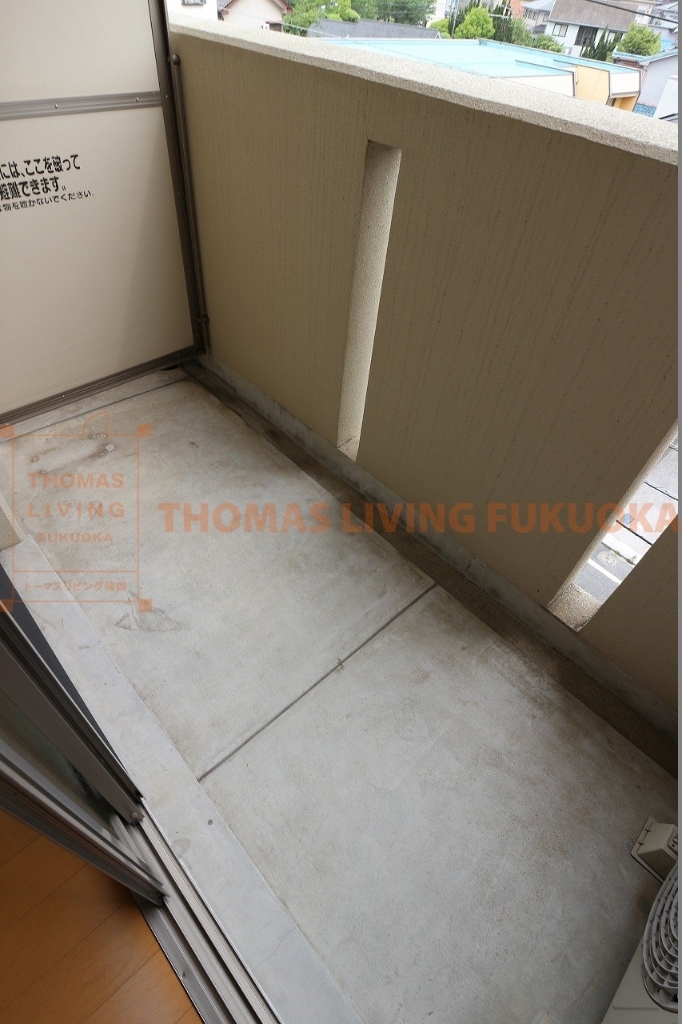 バルコニー　広めのバルコニー。