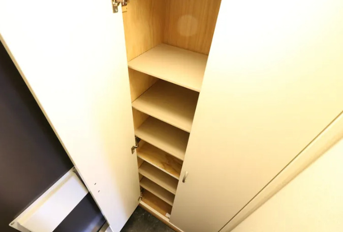 収納　ちょっとした収納スペースも充実しています