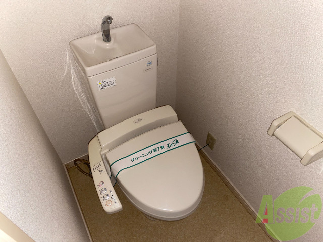 トイレ　トイレも広さ十分で、ゆったりできそうですね