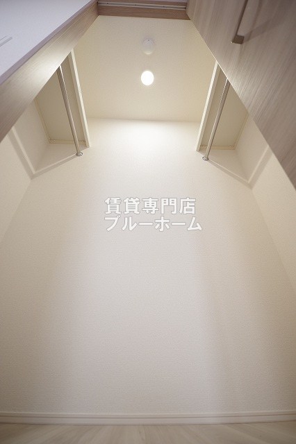 収納　大容量のウォークインクローゼットです！