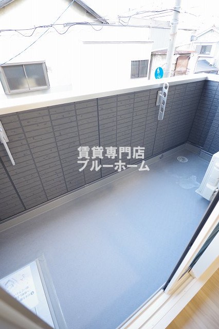 バルコニー　広いバルコニーです！