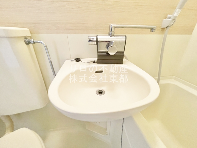 洗面設備　洗面ボウルと鏡もございます☆