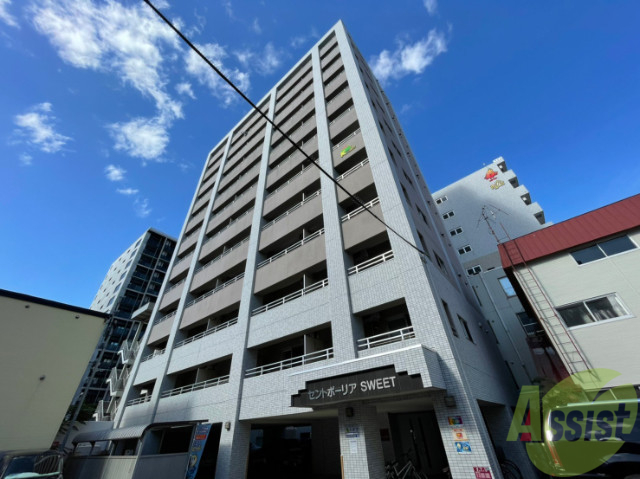建物外観　札幌市中央区南５条東「セントポーリアスィート」