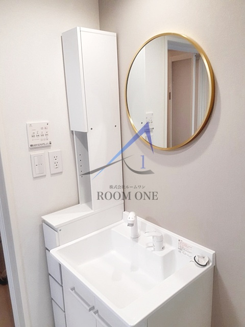 洗面設備　洗面台です。