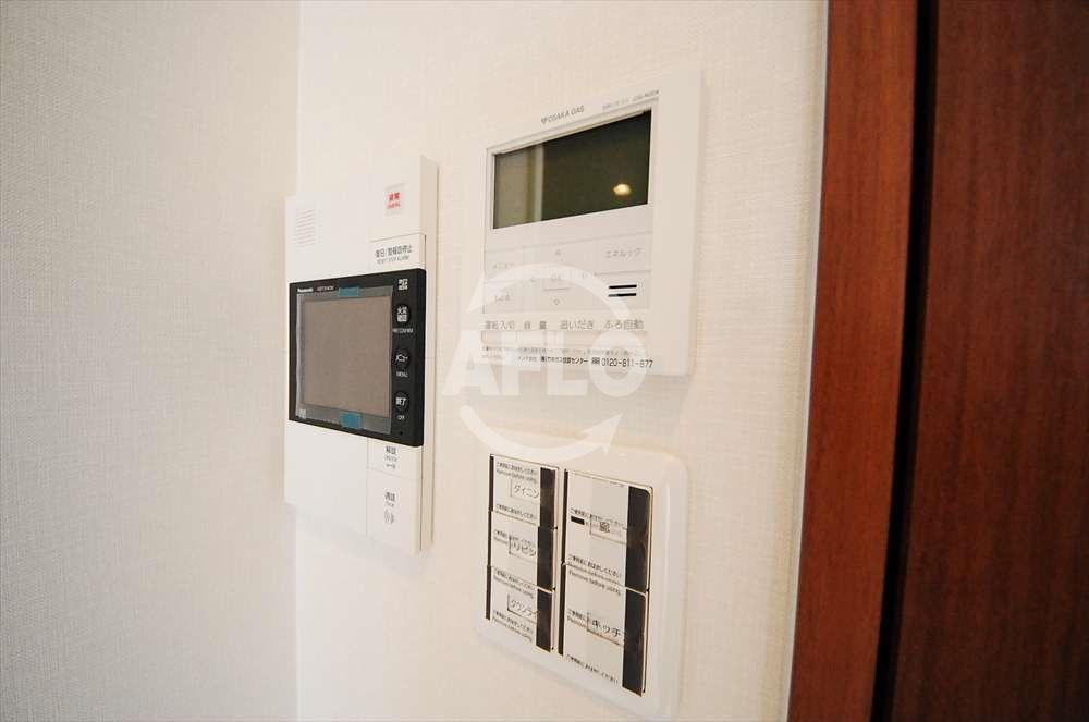 セキュリティ　大阪ひびきの街ザ・サンクタスタワー　TVモニター付きインター