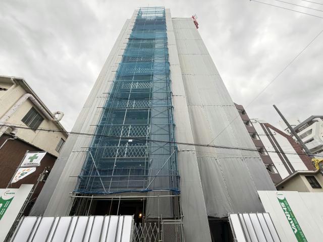 建物外観　建築中