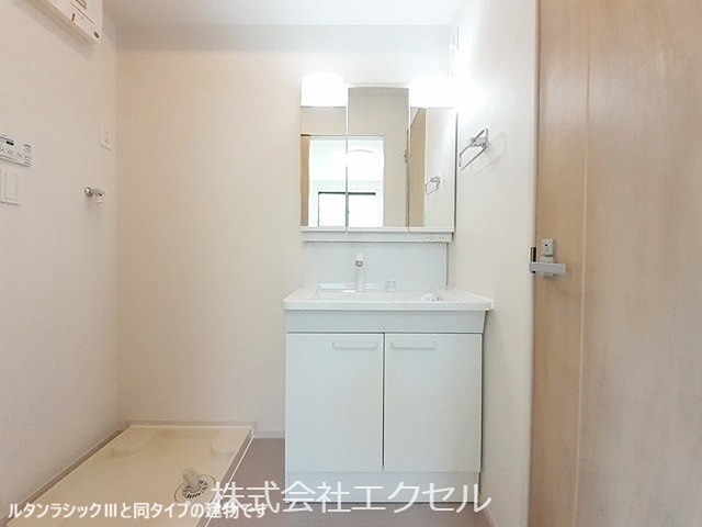 洗面設備　施工イメージです。