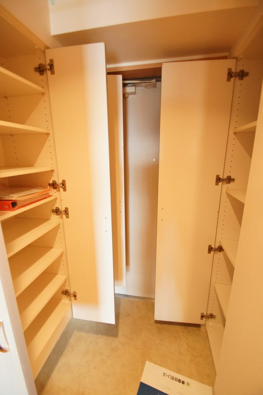 玄関　シューズクロゼット付きの玄関です