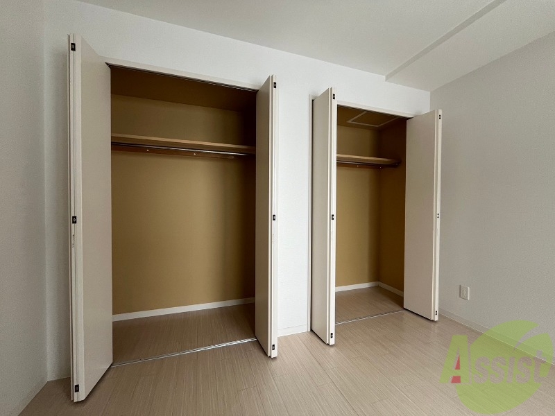 収納　収納もバッチリあるのでお部屋が片付きますよ！