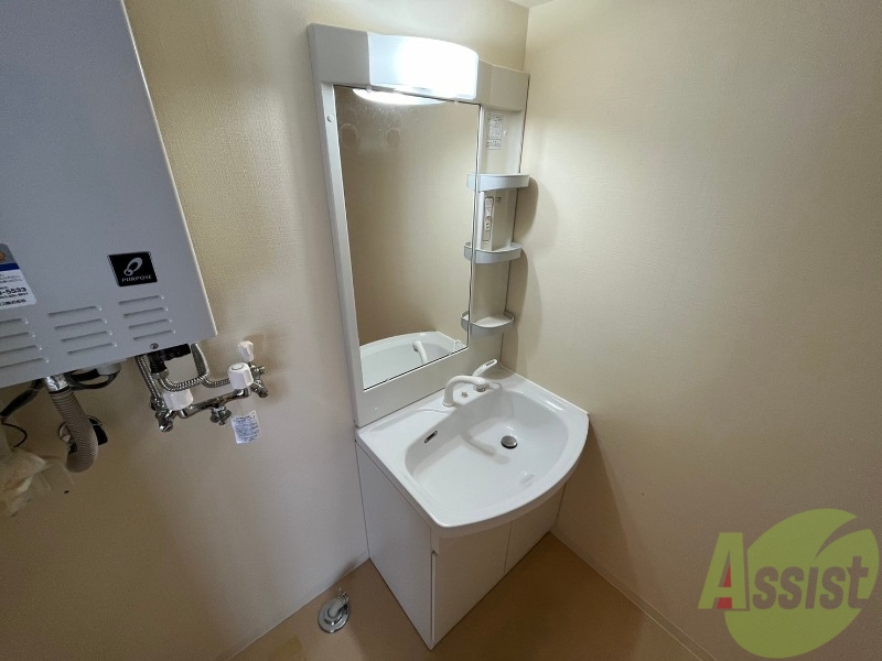 洗面設備　シャンプードレッサーで身支度もラクラクです！