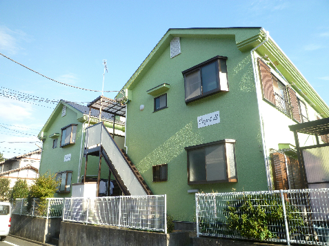 建物外観　首都大学徒歩８分！バス・トイレ別で３万円台です！