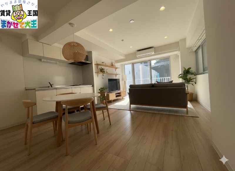 居室・リビング　家具・インテリアはＣＧです