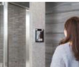 セキュリティ　顔認証システム　イメージです