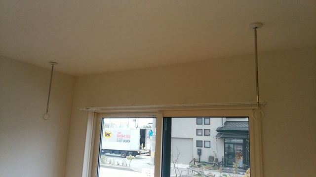 その他設備　室内物干し