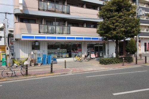 コンビニ　ローソン 上新庄三丁目店（コンビニ）まで13m