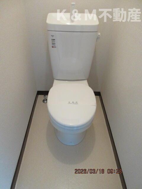 トイレ　清潔感のあるトイレです