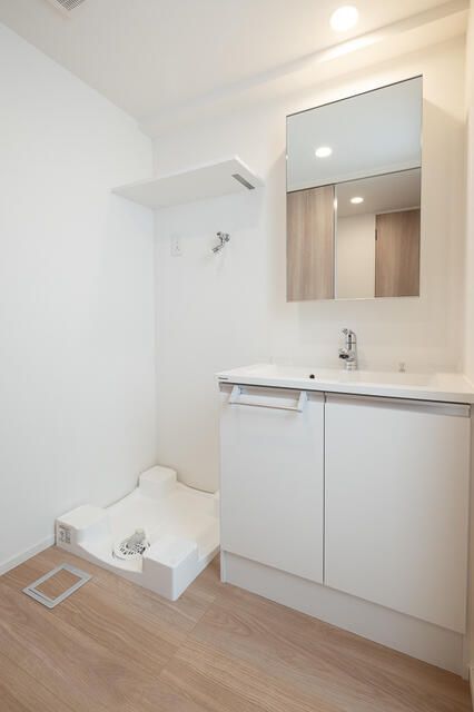 洗面設備　同タイプ部屋　参考写真です