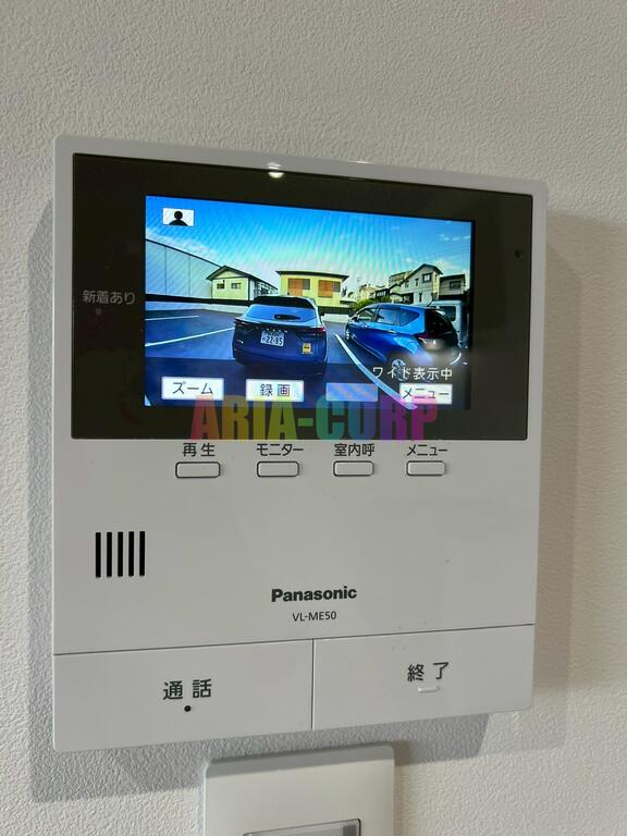 セキュリティ　録画機能付TVモニター付インターホン◎