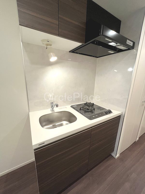 キッチン　２口ガスシステムキッチン