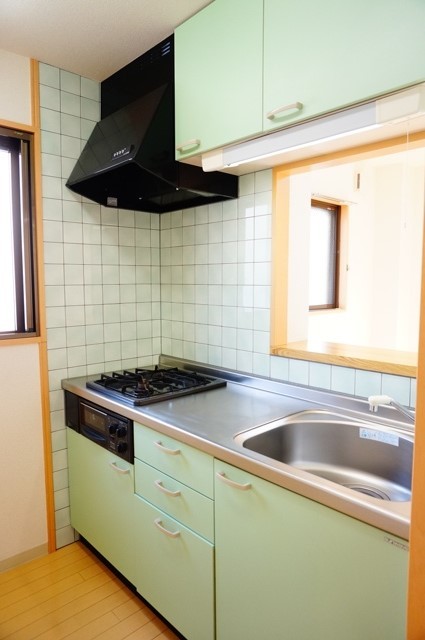 キッチン　2口コンロシステムキッチン♪